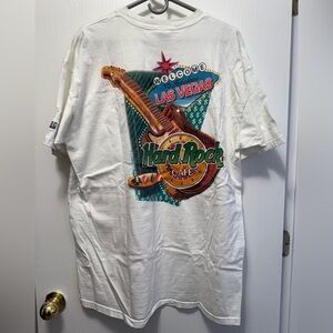 Vintage Hard Rock Cafe Las Vegas White Tee Size XXL